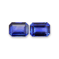 2.04&nbsp;Ct.Tw.Total Carat Weight Blue Sapphire Pair from Ceylon (Sri Lanka) Video
