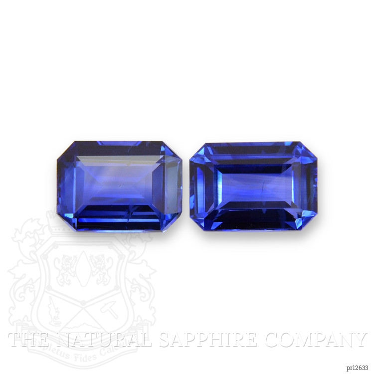 2.04 Ct.Tw. Blue Sapphire Pair from Ceylon (Sri Lanka)