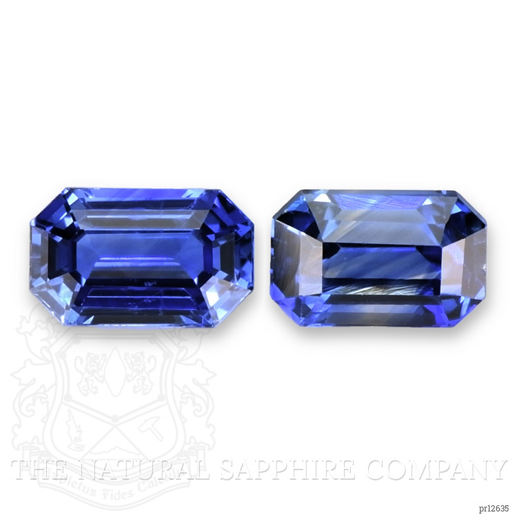2.23 Ct.Tw. Blue Sapphire Pair from Ceylon (Sri Lanka)