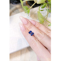 2.23&nbsp;Ct.Tw.Total Carat Weight Blue Sapphire Pair from Ceylon (Sri Lanka) Life Style