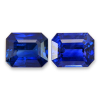 2.23&nbsp;Ct.Tw.Total Carat Weight Blue Sapphire Pair from Ceylon (Sri Lanka) Video