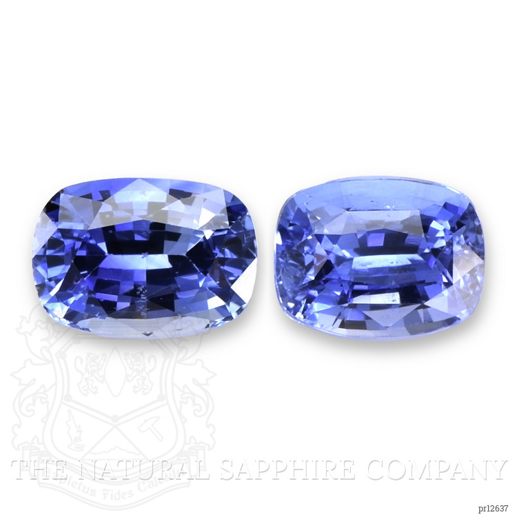 4.19 Ct.Tw. Blue Sapphire Pair from Ceylon (Sri Lanka)