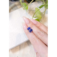 4.19&nbsp;Ct.Tw.Total Carat Weight Blue Sapphire Pair from Ceylon (Sri Lanka) Life Style