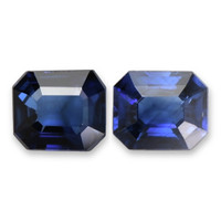 1.80&nbsp;Ct.Tw.Total Carat Weight Blue Sapphire Pair from Ceylon (Sri Lanka) Video
