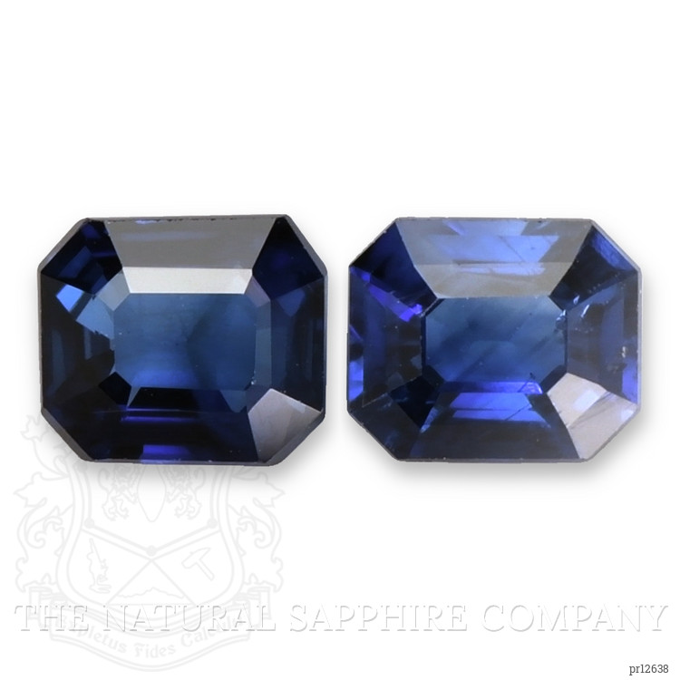 1.80 Ct.Tw. Blue Sapphire Pair from Ceylon (Sri Lanka)