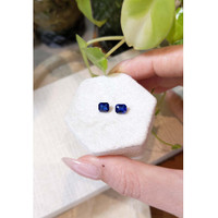 1.80&nbsp;Ct.Tw.Total Carat Weight Blue Sapphire Pair from Ceylon (Sri Lanka) Life Style