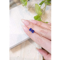 2.12&nbsp;Ct.Tw.Total Carat Weight Blue Sapphire Pair from Ceylon (Sri Lanka) Life Style