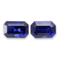 1.88&nbsp;Ct.Tw.Total Carat Weight Blue Sapphire Pair from Ceylon (Sri Lanka) Video