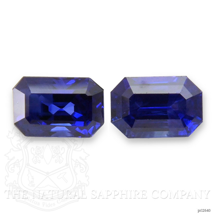 1.88 Ct.Tw. Blue Sapphire Pair from Ceylon (Sri Lanka)