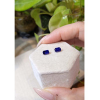 1.88&nbsp;Ct.Tw.Total Carat Weight Blue Sapphire Pair from Ceylon (Sri Lanka) Life Style