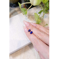 1.88&nbsp;Ct.Tw.Total Carat Weight Blue Sapphire Pair from Ceylon (Sri Lanka) Life Style