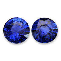 2.87&nbsp;Ct.Tw.Total Carat Weight Blue Sapphire Pair from Ceylon (Sri Lanka) Video