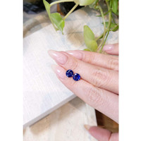 2.87&nbsp;Ct.Tw.Total Carat Weight Blue Sapphire Pair from Ceylon (Sri Lanka) Life Style