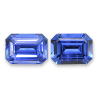 2.98&nbsp;Ct.Tw.Total Carat Weight Blue Sapphire Pair from Ceylon (Sri Lanka) Video