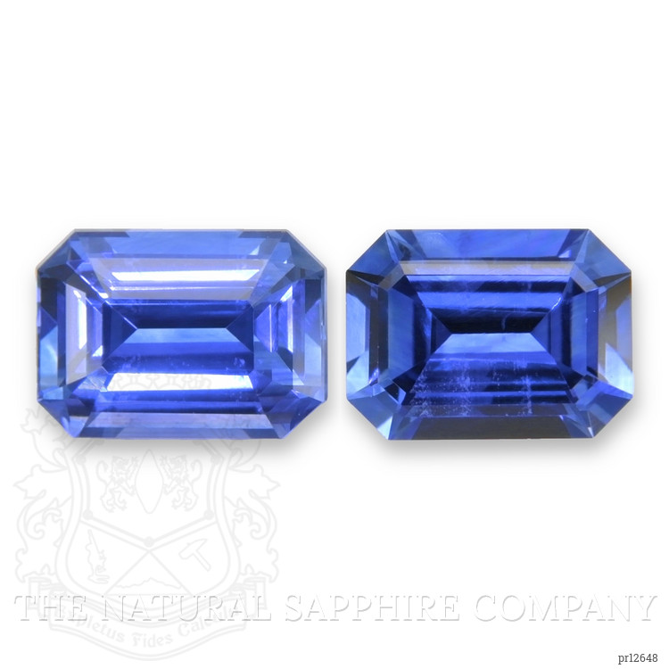 2.98 Ct.Tw. Blue Sapphire Pair from Ceylon (Sri Lanka)