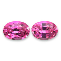 1.97&nbsp;Ct.Tw.Total Carat Weight Pink Sapphire Pair from Ceylon (Sri Lanka) Video