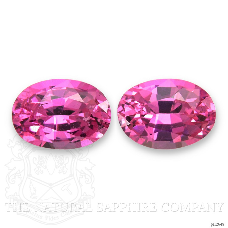 1.97 Ct.Tw. Pink Sapphire Pair from Ceylon (Sri Lanka)