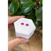 1.97&nbsp;Ct.Tw.Total Carat Weight Pink Sapphire Pair from Ceylon (Sri Lanka) Life Style
