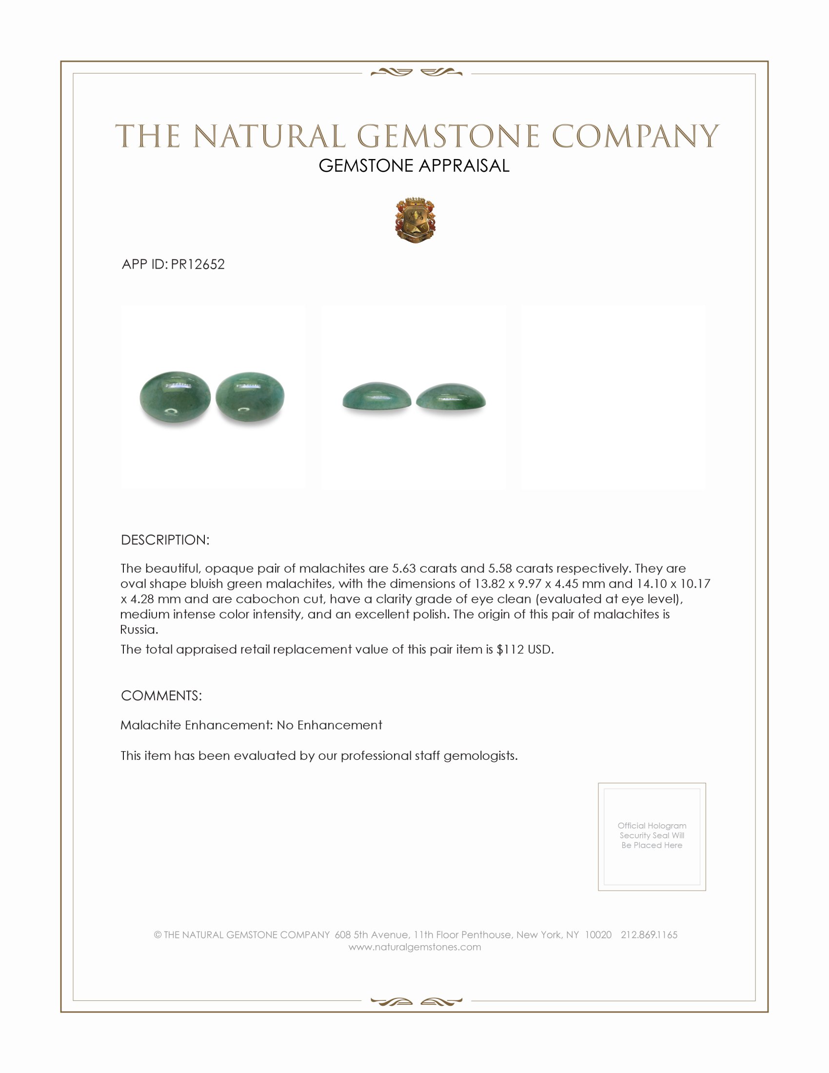 11.21 Ct.Tw. Greenish Blue Cabochon Jade Pair from Burma (Myanmar)