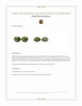 8.86 Ct.Tw.Total Carat Weight Cabochon Jade Pair from Burma (Myanmar) Appraisal