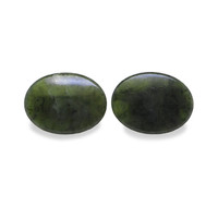 12.19 Ct.Tw. Oval Jade Pair