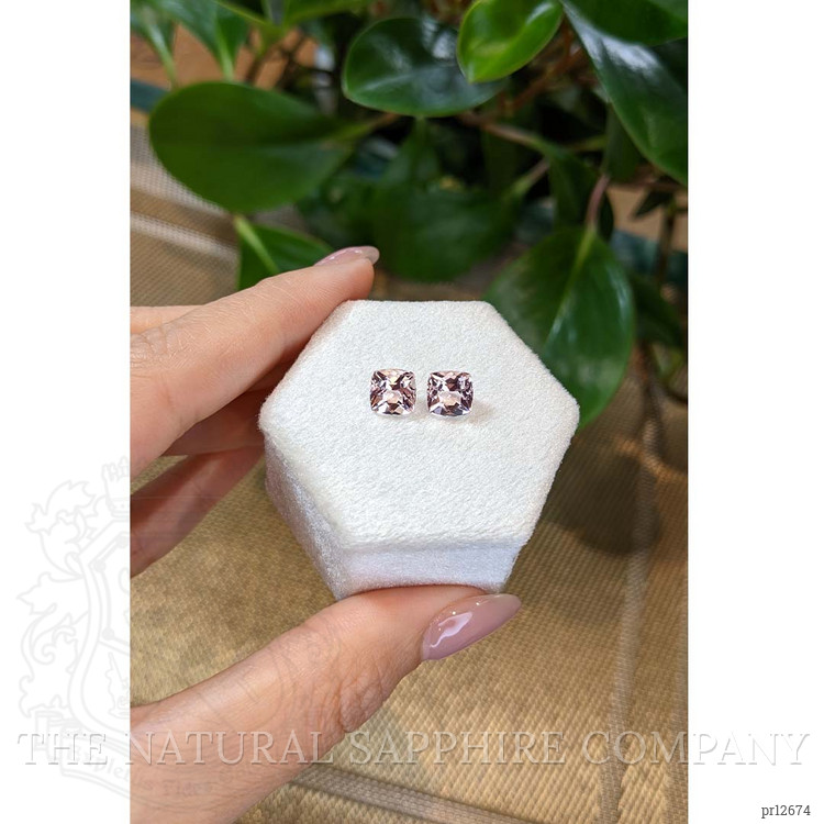 3.19 Ct.Tw. Morganite Pair from Brazil