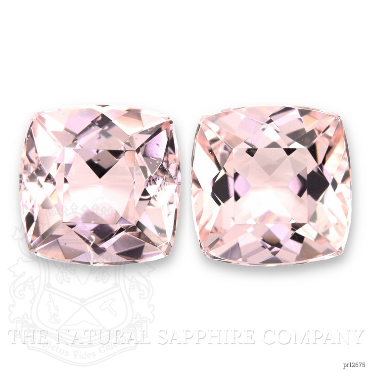 3.63 Ct.Tw. Morganite Pair from Brazil