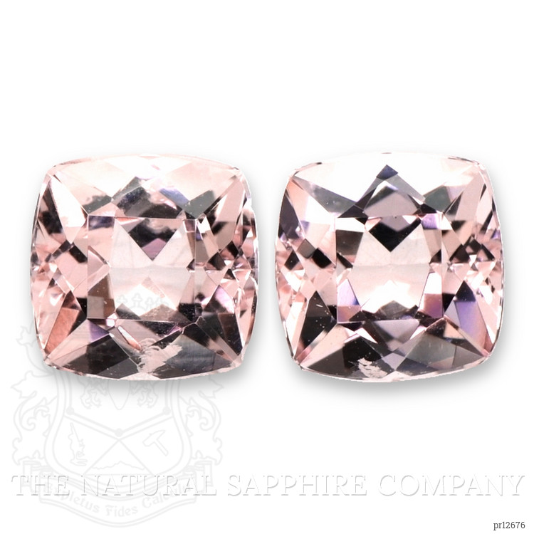 3.77 Ct.Tw. Morganite Pair from Brazil