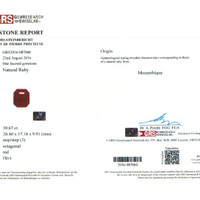 79.62 Ct.Tw.Total Carat Weight Ruby Pair from Mozambique Scan Report
