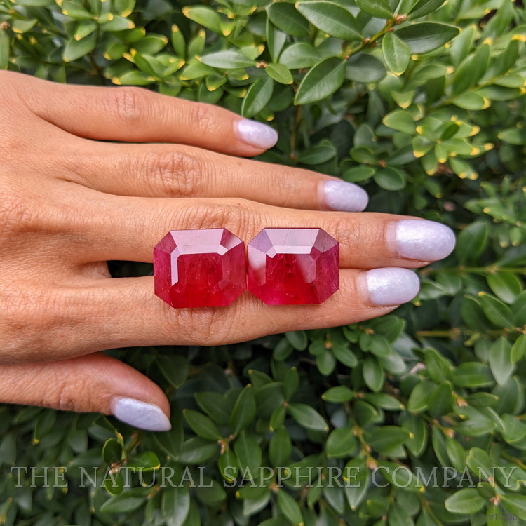 79.62 Ct.Tw. Ruby Pair from Mozambique