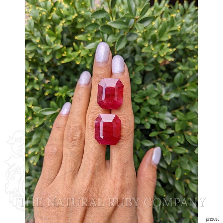 79.62 Ct.Tw. Ruby Pair from Mozambique