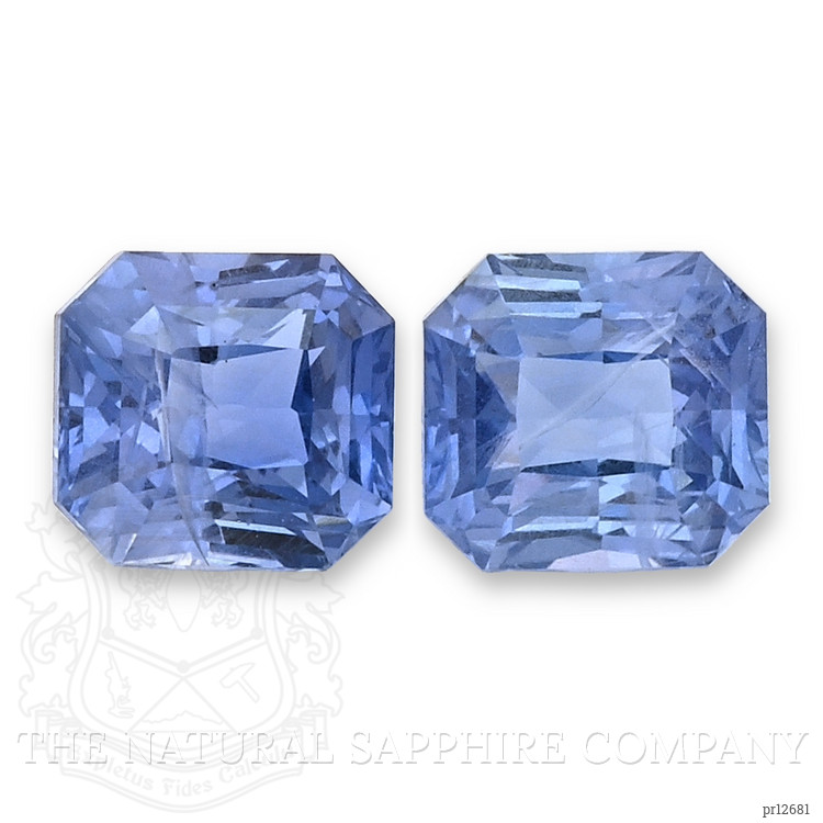 3.46 Ct.Tw. Blue Sapphire Pair from Ceylon (Sri Lanka)