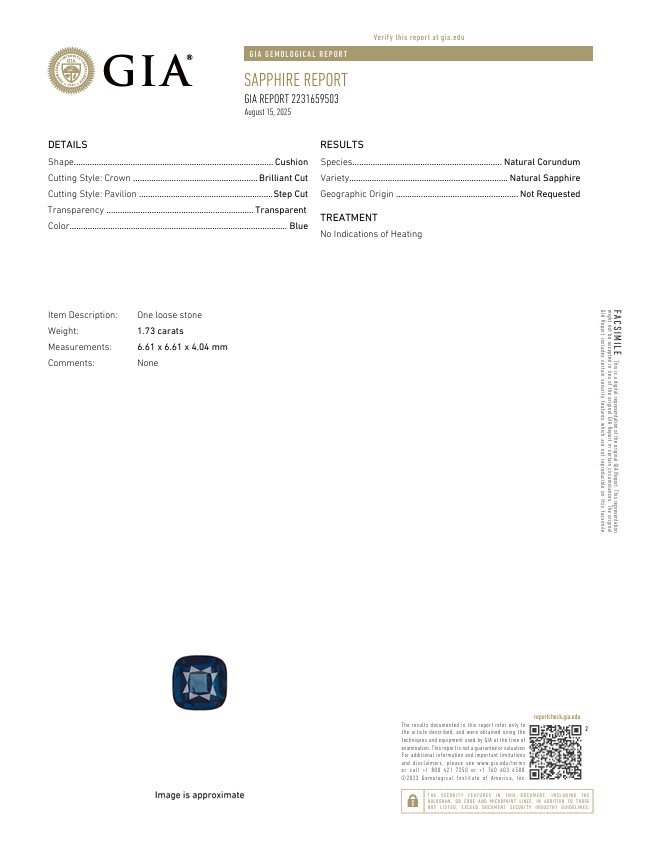 3.62 Ct.Tw. Blue Sapphire Pair from Ceylon (Sri Lanka)