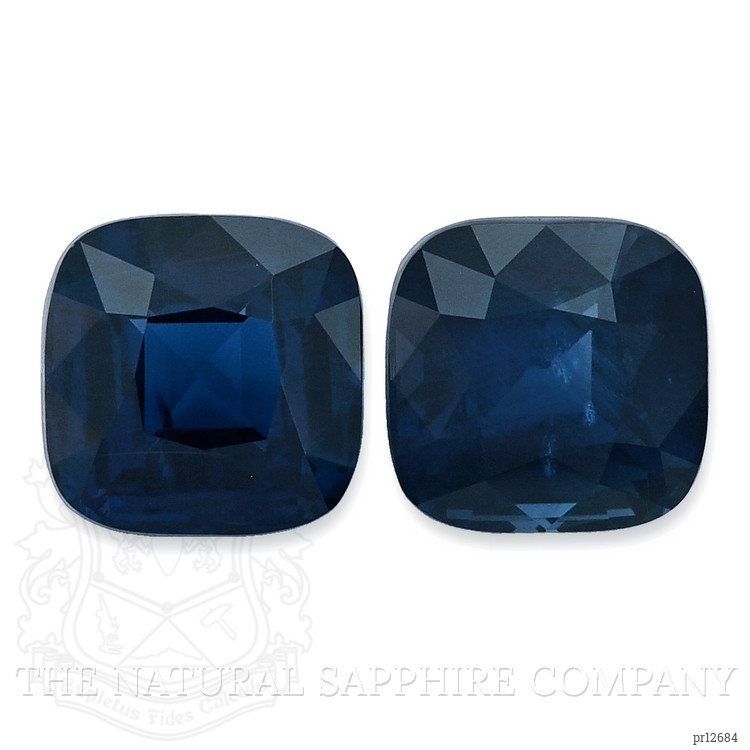 3.62 Ct.Tw. Blue Sapphire Pair from Ceylon (Sri Lanka)