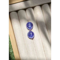 30.43&nbsp;Ct.Tw.Total Carat Weight Cabochon Tanzanite Pair from Tanzania Life Style