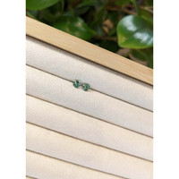 0.92 Ct.Tw.Total Carat Weight Bluish Green Sapphire Pair from Madagascar Life Style