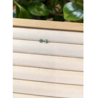 0.87&nbsp;Ct.Tw.Total Carat Weight Bluish Green Sapphire Pair from Madagascar Life Style