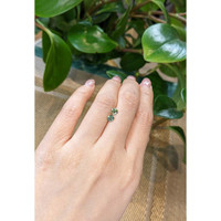 1.07&nbsp;Ct.Tw.Total Carat Weight Yellowish Green Sapphire Pair from Madagascar Life Style