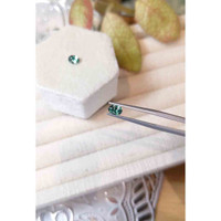 1.14 Ct.Tw.Total Carat Weight Greenish Blue Sapphire Pair from Madagascar Life Style