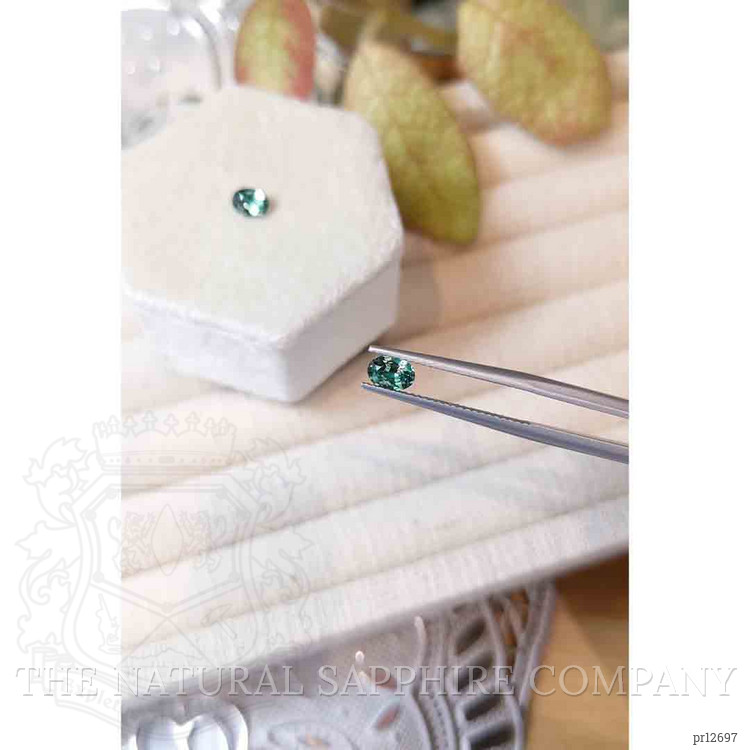 1.14 Ct.Tw. Greenish Blue Sapphire Pair from Madagascar