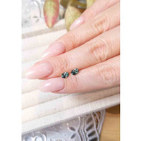 0.95 Ct.Tw.Total Carat Weight Bluish Green Sapphire Pair from Madagascar Life Style