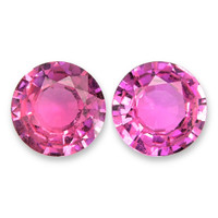 1.86&nbsp;Ct.Tw.Total Carat Weight Pink Sapphire Pair from Ceylon (Sri Lanka) Video