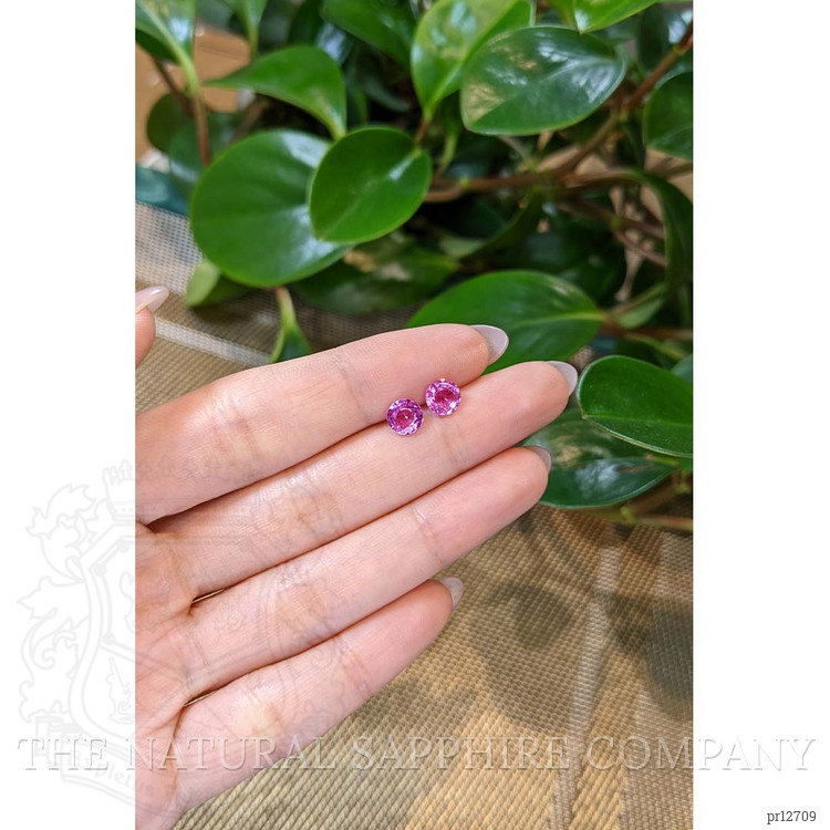 1.86 Ct.Tw. Pink Sapphire Pair from Ceylon (Sri Lanka)