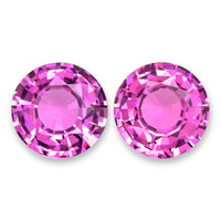2.10&nbsp;Ct.Tw.Total Carat Weight Pink Sapphire Pair from Ceylon (Sri Lanka) Video