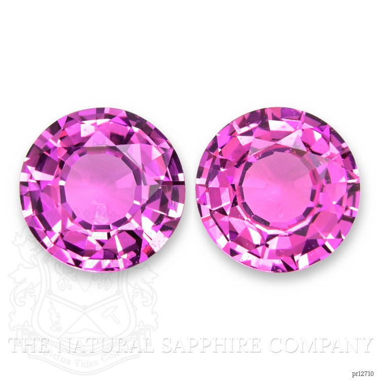 2.10 Ct.Tw. Pink Sapphire Pair from Ceylon (Sri Lanka)
