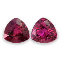 0.60 Ct.Tw.Total Carat Weight Ruby Pair from Mozambique Video