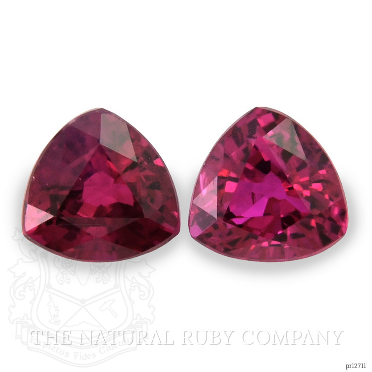 0.60 Ct.Tw. Ruby Pair from Mozambique