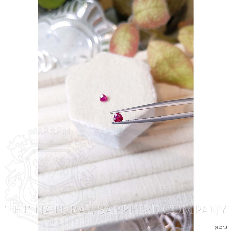 0.60 Ct.Tw. Ruby Pair from Mozambique