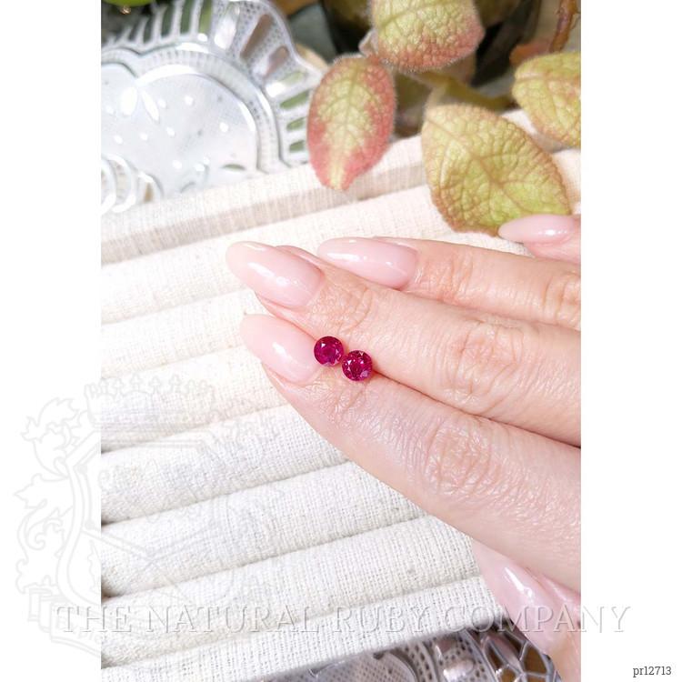 2.11 Ct.Tw. Ruby Pair from Mozambique