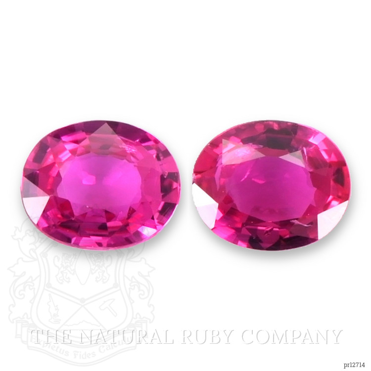 0.68 Ct.Tw. Ruby Pair from Mozambique